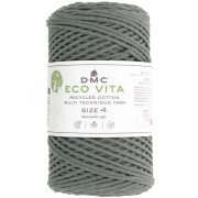 Bobine de cordon DMC 3 mm coton recyclé - Eco Vita 4 - Vert militaire x 200m