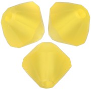 Perles toupies Preciosa - Rondelle Bead 5 mm - Citrine Matt x12