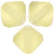 Perles toupies Preciosa - Rondelle Bead 5 mm - Jonquil Matt x12