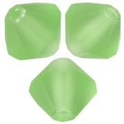 Perles toupies Preciosa - Rondelle Bead 5 mm - Peridot Matt x12