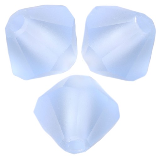 Perles toupies Preciosa - Rondelle Bead 5 mm - Light Sapphire Matt x12