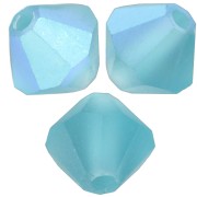 Perles toupies Preciosa - Rondelle Bead 5 mm - Indicolite AB Matt x12|raw }}