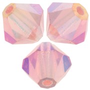 Perles toupies Preciosa - Rondelle Bead 6 mm - Rose Peach AB 2X x12|raw }}