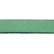 Lacet cuir 10 mm Vert métallisé x30cm