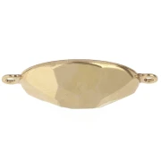 Serti intercalaire à coller pour cabochon PureCrystal 4120 18x13 mm - Doré x1