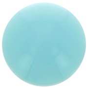 Cabochon rond en résine opaque 14 mm - Bleu pastel x1