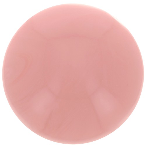 Cabochon rond en résine opaque 14 mm - Rose saumon x1