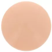 Cabochon rond en résine opaque 14 mm - Peach x1