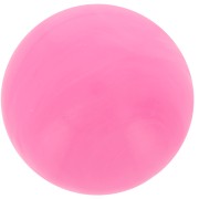 Cabochon rond en résine opaque 12 mm - Rose vif marbré x1|raw }}