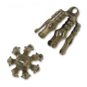 Coquilles 11x9 mm bronze x10|raw }}