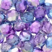 Facettes 8 mm - Crystal Purple Blue Metallic x20