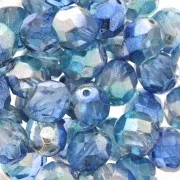 Facettes 8 mm - Crystal Blue Metallic x20