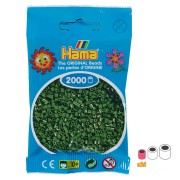 Perles à repasser Hama MINI 2.5 mm - Vert fôret (n°102) x2000|raw }}