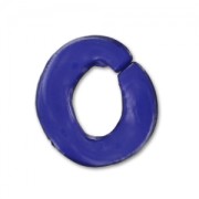 Maillon ovale torsadé 16x17 mm Cobalt x1