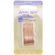 Fil de cuivre Artistic Wire 0.81 mm - Plaqué Argent Doré anti-ternissement x5.5m|raw }}