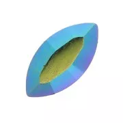 Navettes PureCrystal 4228 6x3 mm Crystal Scarabaeus Green x4