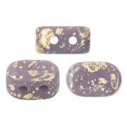 Perles en verre Lipsi® par Puca® 4x6 mm - Opaque Amethyst Splash x10g
