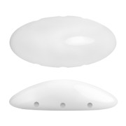 Athos 3D 3 trous® par Puca® 20x10 mm - Opaque White x1|raw }}