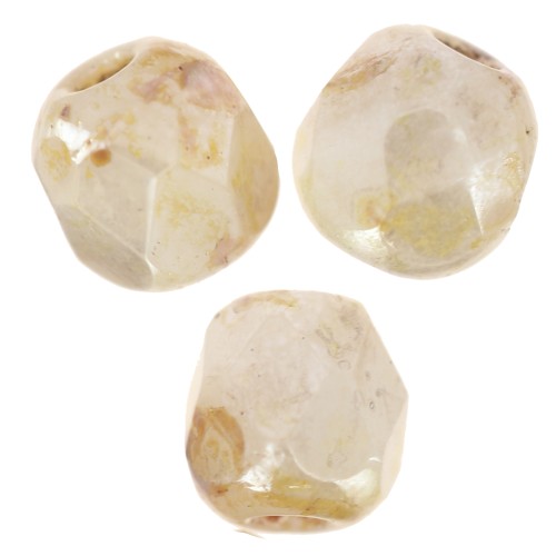 Facettes 3 mm Chalk White Ivory x50