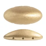 Athos 3D 3 trous® par Puca® 20x10 mm - Gold Mat x1