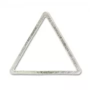 Intercalaires triangles 13 mm Placage Argent fin x15
