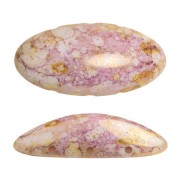 Athos 3D 3 trous® par Puca® 20x10 mm - Opaque Mix Rose Gold Ceramic Look x1|raw }}