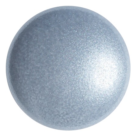 Cabochon rond en verre par Puca® 25 mm - Light Blue Pearl x1