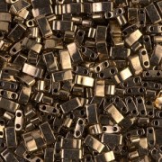 Miyuki Half Tila Beads 5x2.3x1.9 mm HTL-457 - Dark Bronze Metallic x10g