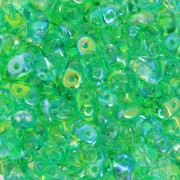 SuperDuo 2.5x5 mm - Summer Rainbow Green x10g|raw }}