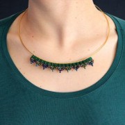 SuperDuo 2.5x5 mm - Summer Rainbow Green x10g