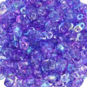 SuperDuo 2.5x5 mm - Summer Rainbow Dark Blue x10g|raw }}