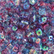 SuperDuo 2.5x5 mm - Summer Rainbow Dark Violet x10g