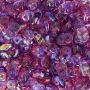 SuperDuo 2.5x5 mm - Summer Rainbow Light Violet x10g|raw }}