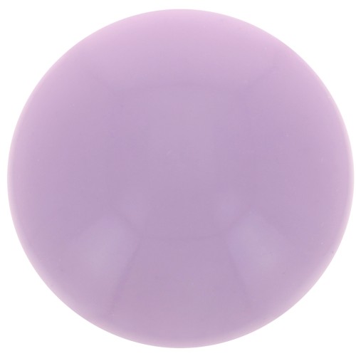 Cabochon rond en résine opaque 12 mm - Violet clair x1