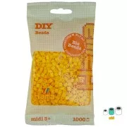 Perles à repasser Hama Bio - MIDI 5 mm - Jaune (n°03) x1000