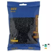 Perles à repasser Hama MIDI 5 mm - Noir (n°18) x3000
