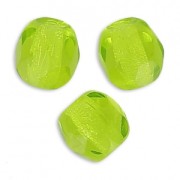 Facettes 4 mm Lime Green x50