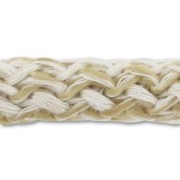 Corde tressée 12 mm Crème/Beige x3m