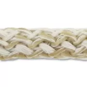 Corde tressée 12 mm Crème/Beige x3m