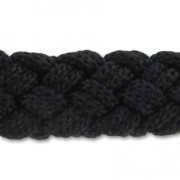 Corde tressée 15x10 mm Noir x3m|raw }}