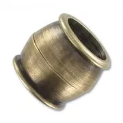 Fermoir aimanté 15x14 mm pour cordon 10 mm bronze x1