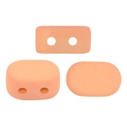 Perles en verre Lipsi® par Puca® 4x6 mm - La Divine Peach Mat x10g|raw }}