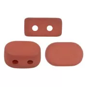 Perles en verre Lipsi® par Puca® 4x6 mm - La Divine Terracotta Mat x10g