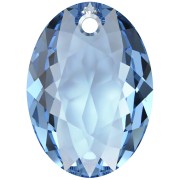 Pendentif PureCrystal 6438 Elliptic Cut Pendant 16 mm - Reinvented Cool Blue x1|raw }}