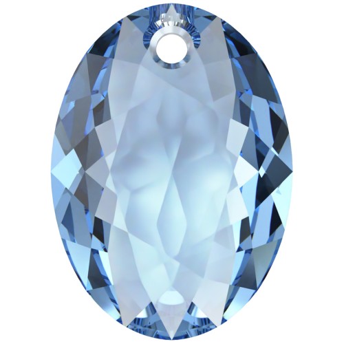 Pendentif PureCrystal 6438 Elliptic Cut Pendant 16 mm - Reinvented Cool Blue x1