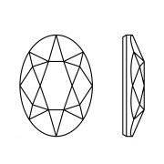 Cabochon PureCrystal 2603 14x10 mm - Crystal Golden Shadow x1