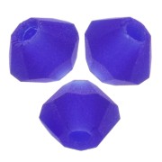 Perles toupies Preciosa - Rondelle Bead 3 mm - Cobalt Blue Matt x30