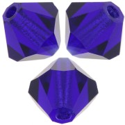 Perles toupies Preciosa - Rondelle Bead 5 mm - Cobalt Blue x12|raw }}