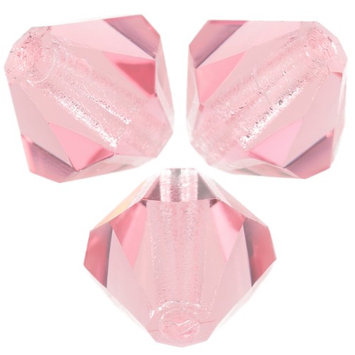 Perles toupies Preciosa - Rondelle Bead 5 mm - Rose Peach x12