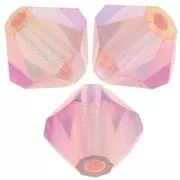 Perles toupies Preciosa - Rondelle Bead 5 mm - Rose Peach AB 2X x12